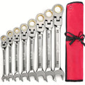 8-Piece Flex-Head Ratcheting Wrench Set, SAE