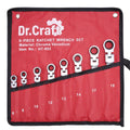 8-Piece Flex-Head Ratcheting Wrench Set, Metric