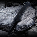 Spring-Assisted Rescue Knife, Black