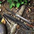 Flipper Knife Set of 2, Black