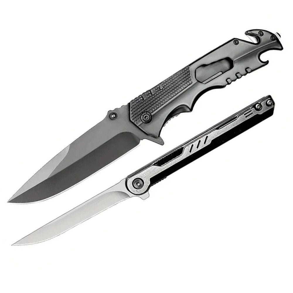 Flipper Knife Set of 2, Gunmetal — view 2