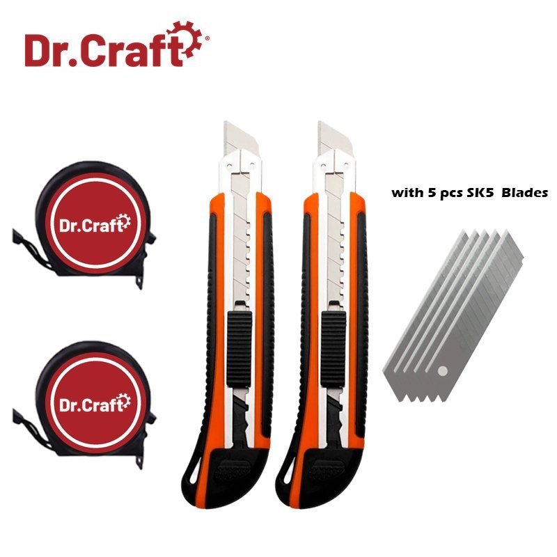 Snap-Off Blade Utility Knife, Orange — view 4