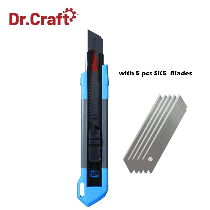 Snap-Off Blade Utility Knife, Blue