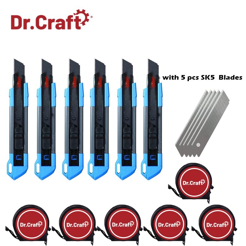 Snap-Off Blade Utility Knife, Blue — view 6